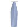 Household Essentials Ironing Board with Steel Top and Striped Design, Blue and White view 4