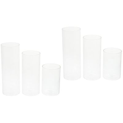6Pcs Glass Tealight Holders Candle Cups for Aromatherapy and Home Decor Elegant Votive Containers for Parties Weddings and Table Centerpieces