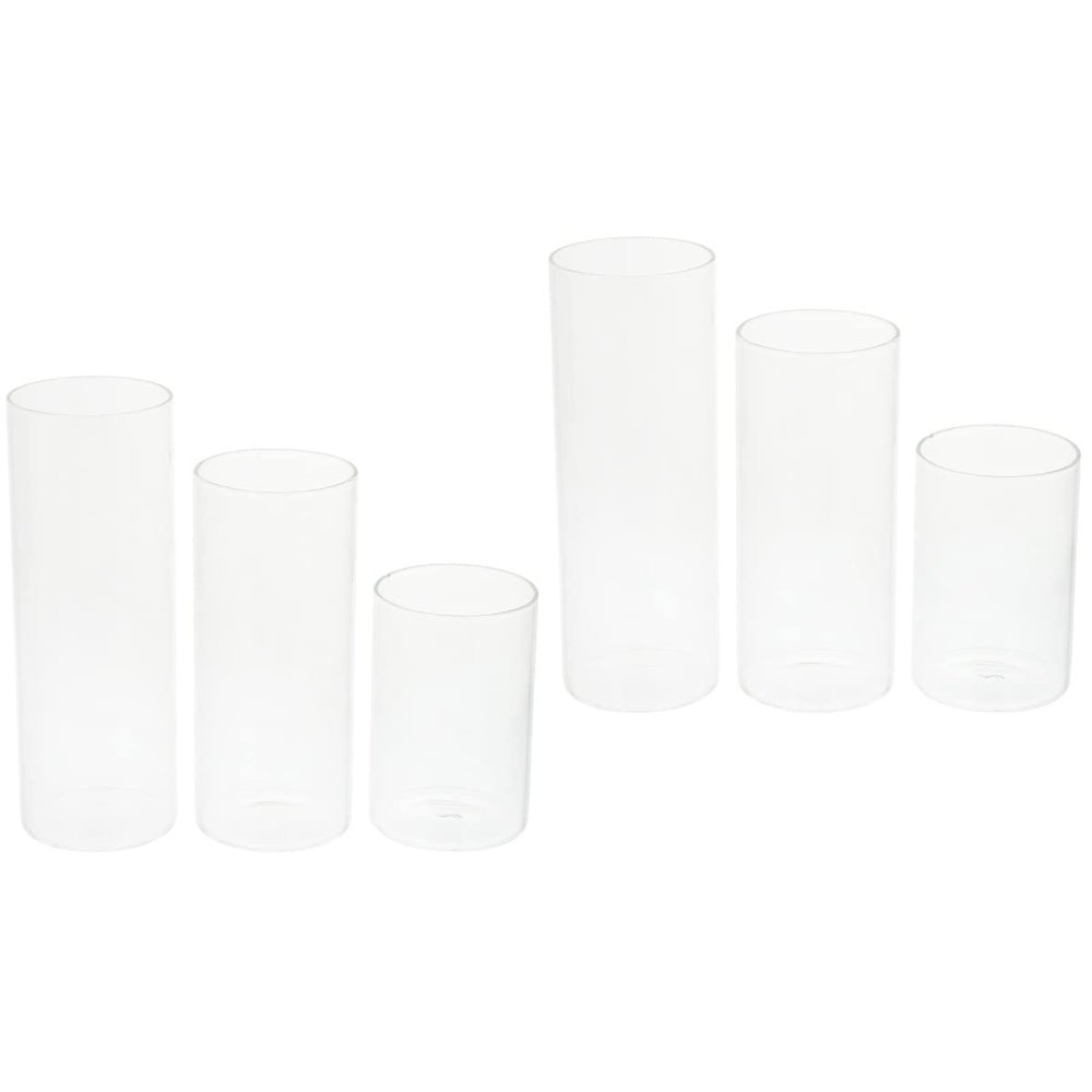 6Pcs Glass Tealight Holders Candle Cups for Aromatherapy and Home Decor Elegant Votive Containers for Parties Weddings and Table Centerpieces