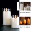6Pcs Glass Tealight Holders Candle Cups for Aromatherapy and Home Decor Elegant Votive Containers for Parties Weddings and Table Centerpieces view 4