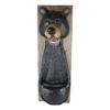 1 Pcs Of Rustic Western Black Bear Wall Beer Bottle Metal Opener With Rest view 1