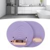 YWBL-WH Hair Dryer Shelf Wall Mounted Hair Dryer Holder No Punch Hair Dryer Holder Hair Tool Storage Holder for Bathroom (Purple) view 4