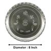 BENGALEN Puja Items Silver Plated Pooja thali Set 8 Inch with Plate Ghanti Bowl Spoon Dhup Dan Diya Kumkum Holder Coin Thali for Home Mandir Office Wedding Return Diwali Gift Items view 2