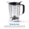 nutribullet Full-Size Blender Combo, Single-Serve & Large Capacity, 1200W, 64oz Pitcher, 32oz Cup, Extractor Blade, 3-Speed, Pulse, Smoothies, Soups, Sauces, Easy Cleaning, Matte Black, NBF50500AK view 4
