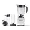 nutribullet Full-Size Blender Combo, Single-Serve & Large Capacity, 1200W, 64oz Pitcher, 32oz Cup, Extractor Blade, 3-Speed, Pulse, Smoothies, Soups, Sauces, Easy Cleaning, Matte White, NBF50500AW view 2