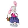 Annalee Girl Bunny with Basket 8in view 1