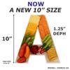 10" Reusable Plastic Box Form Tray Display for Treats, Charcuterie, Cake Pop, Candy, Charcuterie Box, Custom Charcuterie Letters Fillable - Reusable Letter Box - (White Plastic, X) view 2