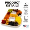 10" Reusable Plastic Box Form Tray Display for Treats, Charcuterie, Cake Pop, Candy, Charcuterie Box, Custom Charcuterie Letters Fillable - Reusable Letter Box - (White Plastic, 2) view 3