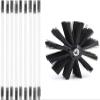 chimney sweep kit Chimney Sweep Kit, 6/9/12/15 Flexible Rods Chimney Brush, Electrical Rotary Drill Drive Sweeping Cleaning Tool Kits For Cleaning Dryer Vent/Duct,610mm,12 Rods ( Color : 9 Rods , Size view 1