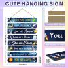8 PCS Wood Sign Kids Room Decor (Space) view 2