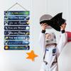 8 PCS Wood Sign Kids Room Decor (Space) view 3