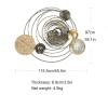 Metal Wall Art Decor Planets 3D Hanging Wall Sculpture, Modern Retro Handcrafted Iron Large Wall Decoration for Home, Living Room, Bedroom, Study, Hotel, Office, 115.5x97cm/45.5X 38.1 in view 4