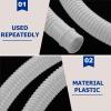 Angoily Air Conditioner Drain Kit Air Conditioner Water Drain Hose Water Split Drain Hose Drain Hose for Mini-Split Units Air Conditioner Replacement Hose Universal Abs view 3