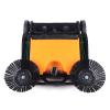 TBVECHI Walk-Behind Outdoor Hand Push Floor Sweeper, Industrial Pavement Street Sweeper Foldable Floor Sweeping Machine, 15L Capacity 26.8" Sweeping Width, for Industry Home Factory view 3