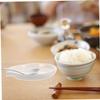 2pcs Spoon Rest Accessory Tray White Serving Tray Scoop Holder Smooth Scoop Rest Spoon Support White Ceramics Small Spoon Delicate Scoop Holder Chopstick Rest view 2