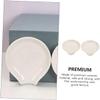 2pcs Spoon Rest Accessory Tray White Serving Tray Scoop Holder Smooth Scoop Rest Spoon Support White Ceramics Small Spoon Delicate Scoop Holder Chopstick Rest view 4