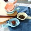 2pcs Spoon Snack with Sauce Stand Appetizer Seasoning Soy Serving Chopsticks Condiment Chinese or Portion Dip Rest Saucer Ceramic Bowls Holder, Cup Kicthen Chopstick Rest view 1