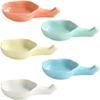 2pcs Spoon Snack with Sauce Stand Appetizer Seasoning Soy Serving Chopsticks Condiment Chinese or Portion Dip Rest Saucer Ceramic Bowls Holder, Cup Kicthen Chopstick Rest view 3