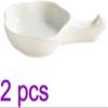 2pcs Spoon Snack with Sauce Stand Appetizer Seasoning Soy Serving Chopsticks Condiment Chinese or Portion Dip Rest Saucer Ceramic Bowls Holder, Cup Kicthen Chopstick Rest view 4