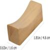 12pcs Wood Chopstick Rest Japanese Wooden Dinner Spoon Stand Fork Holder Tableware Rack for Xmas Kitchen Dining Room Wedding Birthday Khaki Chopstick Rest view 2
