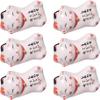 Cake Decorating 6pcs Cute Lucky Cat Chopsticks Rest Ceramic Dinner Spoon Stand Fork Holder Chopsticks Rests Stands Kitchen Utensil Cutlery Stand Chopstick Rest view 1