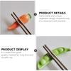 Chopstick Rest Vegetable 6pcs Ceramics Chopstick Stand Holder Vegetable Design Chopsticks Rest Chopsticks Holder Spoon Display Rack Ceramic Chopstick Stand Chopstick Rest view 2