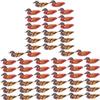 60 Pcs Chinese Decor Bunny Decor Dining Room Table Decor Chopstick Holder Rest Chopstick Pillow Ceramics Tableware Rack Brush Holder Animal Spoon Table Chopstic Chopstick Rest view 1