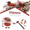 60 Pcs Chinese Decor Bunny Decor Dining Room Table Decor Chopstick Holder Rest Chopstick Pillow Ceramics Tableware Rack Brush Holder Animal Spoon Table Chopstic Chopstick Rest view 3