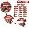 60 Pcs Chinese Decor Bunny Decor Dining Room Table Decor Chopstick Holder Rest Chopstick Pillow Ceramics Tableware Rack Brush Holder Animal Spoon Table Chopstic Chopstick Rest view 4