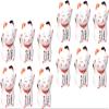 12 Pcs Japandi Decor White Decor Hand Decor Ceramic Chopstick Stand Spoon Fork Holder Rest Paint Brush Rest Animal Spoon Rest Lucky Cat Ceramic Chopsticks Holde Chopstick Rest view 1
