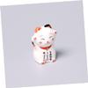 12 Pcs Japandi Decor White Decor Hand Decor Ceramic Chopstick Stand Spoon Fork Holder Rest Paint Brush Rest Animal Spoon Rest Lucky Cat Ceramic Chopsticks Holde Chopstick Rest view 2