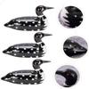 8 pcs for Spoon Rests Holder Ceramic Lovely Decors Kitchen Rest Shape Chopsticks Black Rack Chopstick Duck Pattern Pillow Brush Fork Holders Animal Cutlery Chopstick Rest view 2