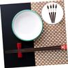 12 Pairs Japanese Style Chopsticks Travel Cutlery China Set Camping Dinnerware Camping Silverware Kitchen Wooden Tableware Travel Chopsticks Wood Printed Chopstick Rest view 2