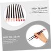 12 Pairs Japanese Style Chopsticks Travel Cutlery China Set Camping Dinnerware Camping Silverware Kitchen Wooden Tableware Travel Chopsticks Wood Printed Chopstick Rest view 4