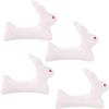 8pcs Rabbit Chopstick Rest Bunny Chopstick Rest Holder Easter Bunny Decoration Porcelain Dinner Spoon Rest Chopsticks Chopstick Rest view 1