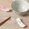 16 pcs for Safe Spoons Rests Flower Forks Kitchen Blossom Pattern Cherry Fork Racks Home Dinner Table Plum Ceramic Ceramics Chopstick Japanese Slip Rest Chopstick Rest view 3