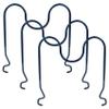 3 Rubber Coated Brackets for Expandable Pot and Pan Organizer (Blue) view 1