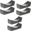 6 pcs Chopstick Utensil Reusable Dining Rack Pillow Silverware for Metal Dinning Holders Canteen Support Fork of Hotel The Rests Steel Black Coffee Storage Chopstick Rest view 1
