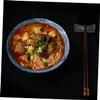 6 pcs Chopstick Utensil Reusable Dining Rack Pillow Silverware for Metal Dinning Holders Canteen Support Fork of Hotel The Rests Steel Black Coffee Storage Chopstick Rest view 2