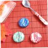 14 Pcs Coffee Spoon Holder Ceramic Chopsticks Cute Chopstick Rest Spoon Fork Holder Rest Chopstick Stand Rest Spoon Rest Spatula Ceramics Cartoon Chopsticks Chopstick Rest view 2