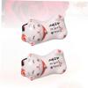 12 Pcs White Table Decor Spoon Rest Ceramic Cake Decorating Maneki Neko Figure Spoon Fork Holder Rest Ceramic Lucky Cat Animal Chopsticks Chopstick Rest Chopstick Rest view 3