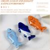 Animal Decor 6pcs Ceramic Chopstick Rest Fish Shaped Chopsticks Rack Stand Spoon Fork Holder Rack Japanese Style Desktop Tableware Decorations Kitchen Tools Chopstick Rest view 4