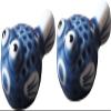 2pcs Pen Rests Brushes Fish Holders Tableware Creative Style Nautical Cute Fishes Dinner Funny New Utensil Pufferfish Ceramic Shaped Rack Home Pillow Cooking Chopstick Rest view 1