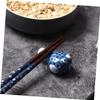 2pcs Pen Rests Brushes Fish Holders Tableware Creative Style Nautical Cute Fishes Dinner Funny New Utensil Pufferfish Ceramic Shaped Rack Home Pillow Cooking Chopstick Rest view 2