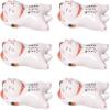 Chapstick Holder 6pcs Cute Lucky Cat Chopsticks Rest Ceramic Dinner Spoon Stand Fork Holder Chopsticks Rests Stands Kitchen Utensil Cutlery Stand Chopstick Rest view 1