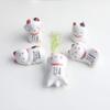 Chapstick Holder 6pcs Cute Lucky Cat Chopsticks Rest Ceramic Dinner Spoon Stand Fork Holder Chopsticks Rests Stands Kitchen Utensil Cutlery Stand Chopstick Rest view 3