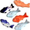 Fish Chopstick Rest Ceramic Japanese Chopsticks Pillow Rack Dinner Spoon Fork Knife Holder Dinnerware Stand Decoration Housewarming Gift 6 Pcs (Random Style) Chopstick Rest view 1
