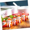 2 pcs Red Ceramics Pillow Santa Porcelain Tableware Table Rack Spoon Paint Racks Brushes Themed Holder Creative Rests Stand Stands Party Rest Decorations Chopstick Rest view 2