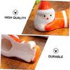2 pcs Red Ceramics Pillow Santa Porcelain Tableware Table Rack Spoon Paint Racks Brushes Themed Holder Creative Rests Stand Stands Party Rest Decorations Chopstick Rest view 3