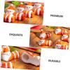 2 pcs Red Ceramics Pillow Santa Porcelain Tableware Table Rack Spoon Paint Racks Brushes Themed Holder Creative Rests Stand Stands Party Rest Decorations Chopstick Rest view 4